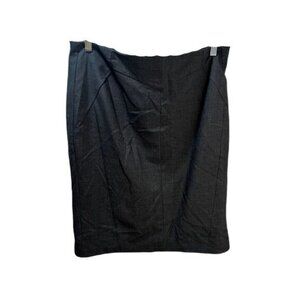 Worthington Work Mini‎ Skirt Gray Lined Stretch Size 12